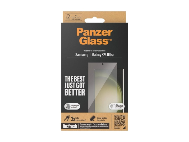 PanzerGlass Samsung Galaxy S24 Ultra i gruppen SMARTPHONE & SURFPLATTOR / Mobilskydd / Samsung hos TP E-commerce Nordic AB (C65933)