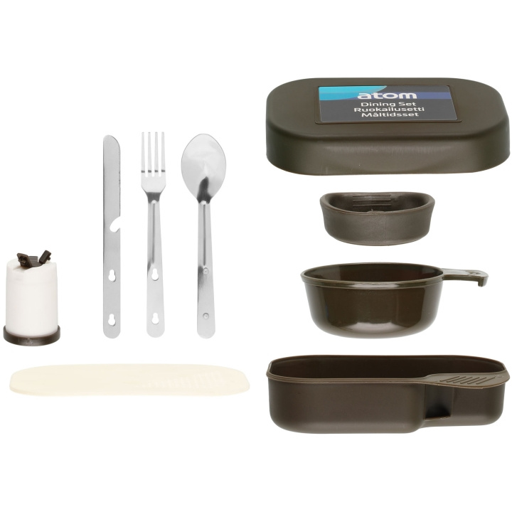 Atom Campingset 9-delar i gruppen SPORT, FRITID & HOBBY / Friluftsliv / Friluftsprylar hos TP E-commerce Nordic AB (C66007)
