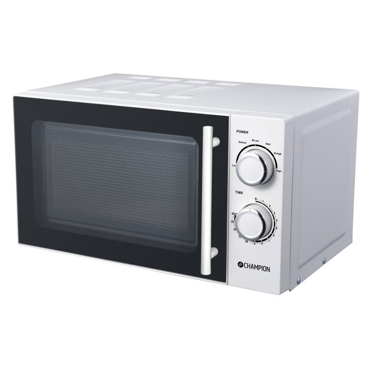 Champion Mikrovågsugn 20L 700W MW212 Vit i gruppen HEM, HUSHÅLL & TRÄDGÅRD / Hushållsmaskiner / Mikrovågsugnar hos TP E-commerce Nordic AB (C66013)