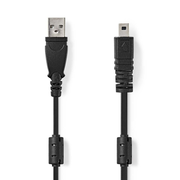 Nedis USB-kabel | USB 2.0 | USB-A Hane | UC-E6 8-Pins Male | 480 Mbps | Nickelplaterad | 2.00 m | Rund | PVC | Svart | Label i gruppen DATORER & KRINGUTRUSTNING / Datorkablar / USB-kablar / Mini-USB / Kablar hos TP E-commerce Nordic AB (C66139)