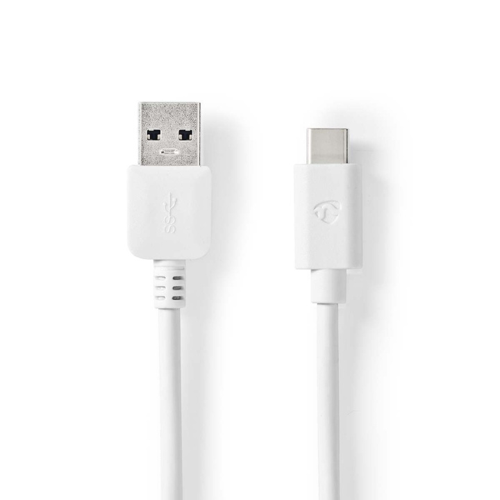 Nedis USB-kabel | USB 3.2 Gen 2 | USB-A Hane | USB-C™ Hane | 60 W | 10 Gbps | Nickelplaterad | 1.00 m | Rund | PVC | Vit | Låda i gruppen DATORER & KRINGUTRUSTNING / Datorkablar / USB-kablar / USB-C hos TP E-commerce Nordic AB (C66170)