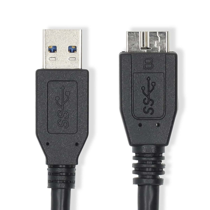 Nedis USB-kabel | USB 3.2 Gen 1 | USB-A Hane | USB Micro-B Hane | 5 Gbps | Nickelplaterad | 2.00 m | Rund | PVC | Svart | Label i gruppen DATORER & KRINGUTRUSTNING / Datorkablar / USB-kablar / Micro-USB / Kablar hos TP E-commerce Nordic AB (C66191)