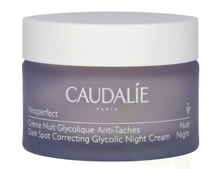 Caudalie Vinoperfect Dark Spot Corr. Glycolic Night Cream 50 ml i gruppen SKÖNHET & HÄLSA / Hudvård / Ansiktsvård / Nattkräm hos TP E-commerce Nordic AB (C66214)