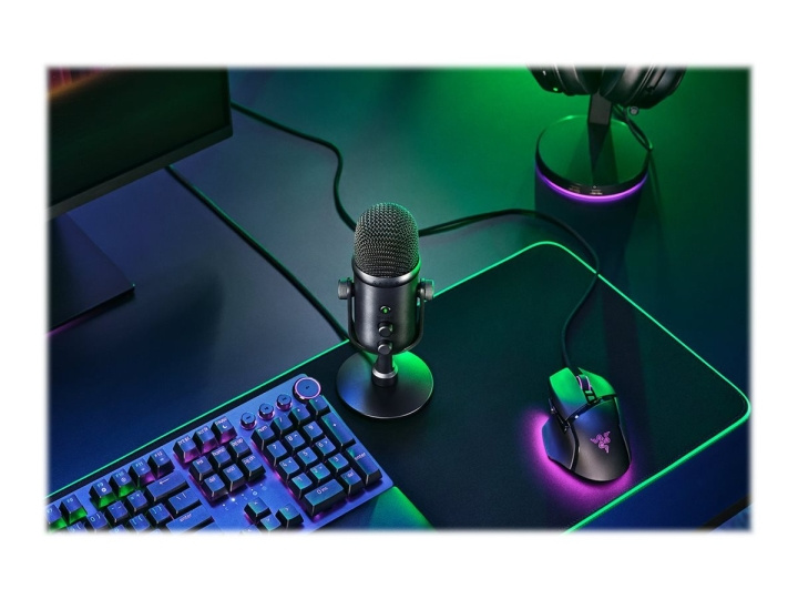 Razer Seiren V2 Pro Mikrofon Svart i gruppen DATORER & KRINGUTRUSTNING / Datortillbehör / Mikrofoner hos TP E-commerce Nordic AB (C66417)