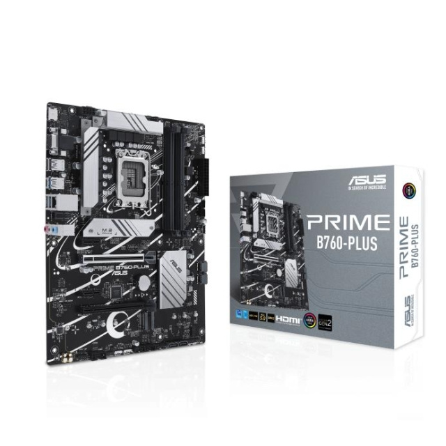 ASUS Prime B760-PLUS i gruppen DATORER & KRINGUTRUSTNING / Datorkomponenter / Moderkort hos TP E-commerce Nordic AB (C66518)