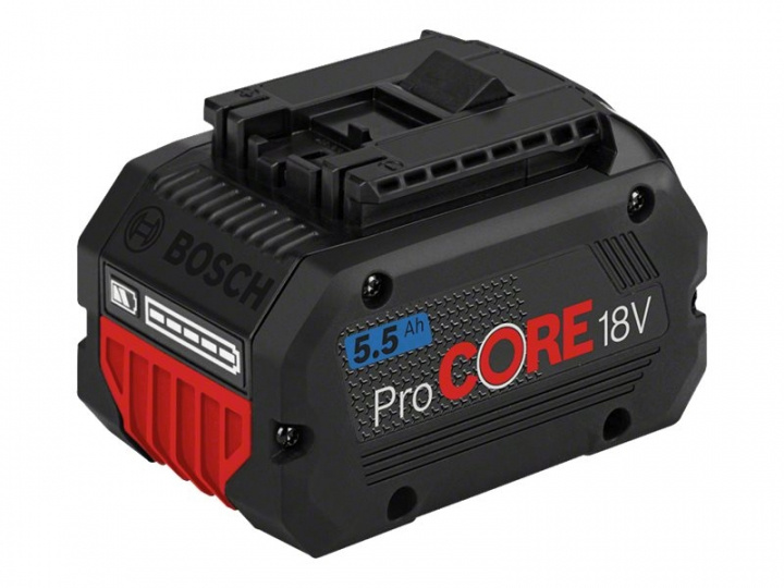 Bosch ProCORE18V Professional Litiumjonbatterier 5,5Ah i gruppen HEM, HUSHÅLL & TRÄDGÅRD / Verktyg / Batterier till Elverktyg hos TP E-commerce Nordic AB (C66602)