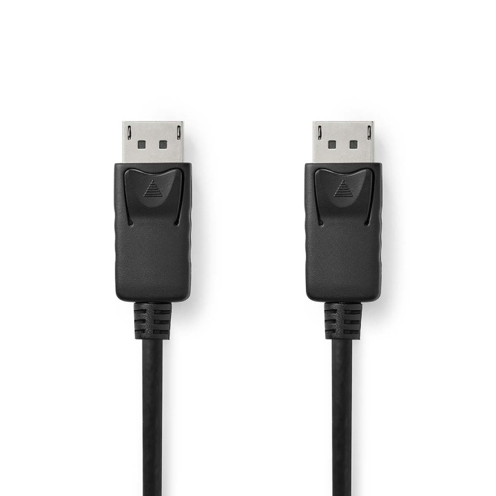 Nedis Displayport-kabel | DisplayPort Hane | DisplayPort Hane | 4K@60Hz | Guldplaterad | 2.00 m | Rund | PVC | Svart | Label i gruppen DATORER & KRINGUTRUSTNING / Datorkablar / DisplayPort / Kablar hos TP E-commerce Nordic AB (C66662)