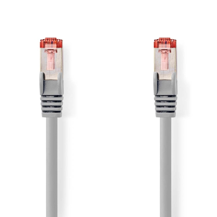Nedis CAT6 Nätverkskabel | RJ45 hane | RJ45 hane | S/FTP | 3.00 m | Rund | LSZH | Grå | Label i gruppen DATORER & KRINGUTRUSTNING / Datorkablar / Nätverkskablar / Cat6 hos TP E-commerce Nordic AB (C66722)