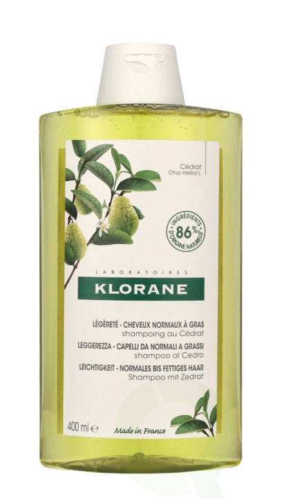 Klorane Purifying Shampoo With Citrus Pulp 400 ml Normal To Oily Hair i gruppen SKÖNHET & HÄLSA / Hår & Styling / Hårvårdsprodukter / Schampo hos TP E-commerce Nordic AB (C66759)