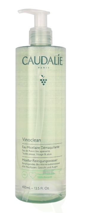 Caudalie Vinoclean Micellar Cleansing Water 400 ml i gruppen SKÖNHET & HÄLSA / Hudvård / Ansiktsvård / Rengöring hos TP E-commerce Nordic AB (C66778)