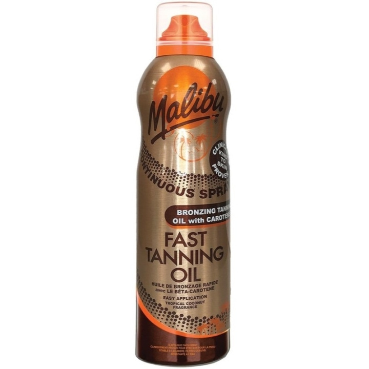Malibu Fast Tanning Oil Spray 175ml i gruppen SKÖNHET & HÄLSA / Hudvård / Solskydd & Tanning / Solskydd hos TP E-commerce Nordic AB (C66937)