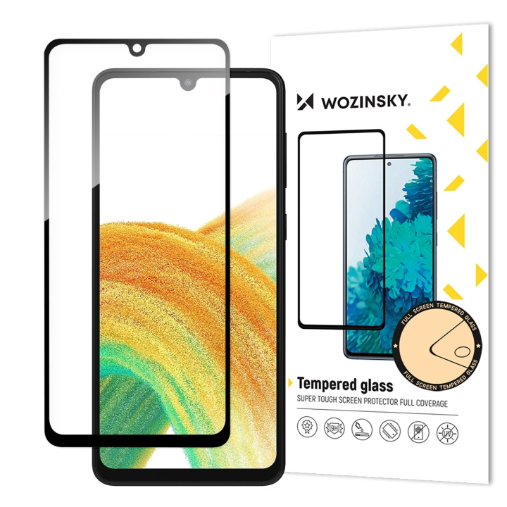 Wozinsky Skärmskydd 9H Svart Samsung Galaxy A34 5G i gruppen SMARTPHONE & SURFPLATTOR / Mobilskydd / Samsung hos TP E-commerce Nordic AB (C66981)