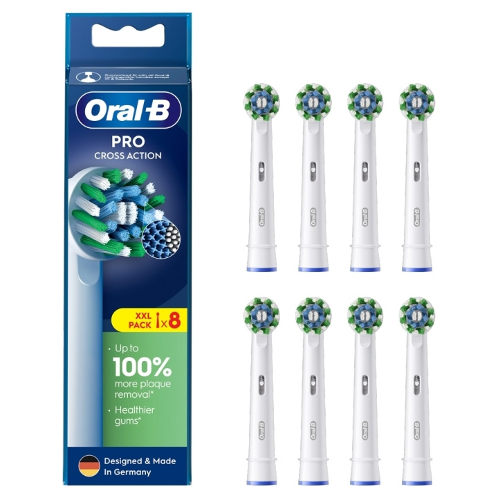 Oral B EB50RX CrossAction i gruppen SKÖNHET & HÄLSA / Munvård / Borsthuvuden & Tillbehör hos TP E-commerce Nordic AB (C67038)