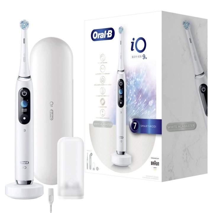 Oral B iO Series 9N Vit i gruppen SKÖNHET & HÄLSA / Munvård / Eltandborstar hos TP E-commerce Nordic AB (C67061)