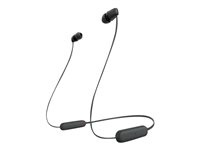 Sony WI-C100 Trådlösa hörlurar Svart i gruppen HEMELEKTRONIK / Ljud & Bild / Hörlurar & Tillbehör / Hörlurar hos TP E-commerce Nordic AB (C67121)
