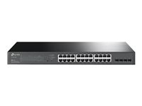 TP-Link JetStream TL-SG2428P Switch 24-port Gigabit PoE+ i gruppen DATORER & KRINGUTRUSTNING / Nätverk / Switchar hos TP E-commerce Nordic AB (C67205)
