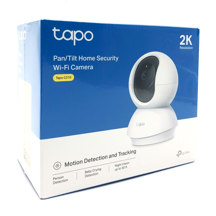 TP-Link Tapo C210 V1 Nätverksövervakningskamera i gruppen HEM, HUSHÅLL & TRÄDGÅRD / Larm & Säkerhet / Övervakningskameror / Digitalt (Nätverk) / Inomhuskameror hos TP E-commerce Nordic AB (C67220)
