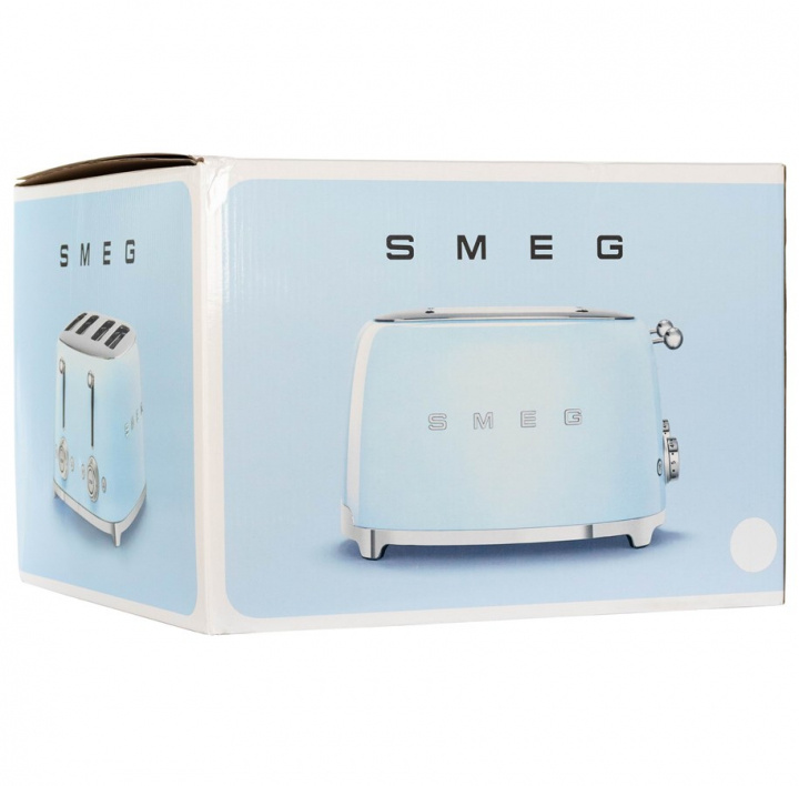 SMEG 50\'s Style TSF03WHEU Brödrost Vit i gruppen HEM, HUSHÅLL & TRÄDGÅRD / Hushållsmaskiner / Brödrostar & Bordsgrillar / Brödrostar hos TP E-commerce Nordic AB (C67225)