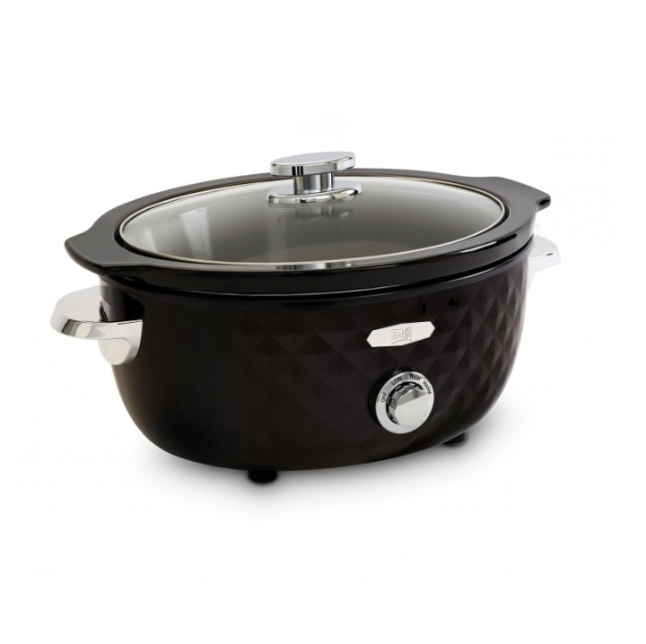 FRITEL Family Slow cooker 3.3liter Svart/krom i gruppen HEM, HUSHÅLL & TRÄDGÅRD / Hushållsmaskiner / Slowcookers hos TP E-commerce Nordic AB (C67259)