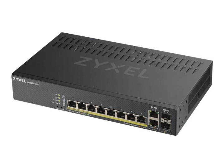 ZyXEL GS1920-8HPv2 Switch 8-port Gigabit PoE+ i gruppen DATORER & KRINGUTRUSTNING / Nätverk / Switchar hos TP E-commerce Nordic AB (C67296)