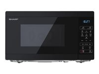 Sharp Mikrobølgeovn Fritstående 800W 20liter Sort i gruppen HEM, HUSHÅLL & TRÄDGÅRD / Hushållsmaskiner / Mikrovågsugnar hos TP E-commerce Nordic AB (C67313)