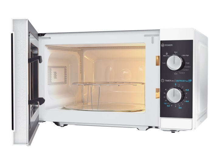 Sharp Mikrobølgeovn med grill Fritstående 800W 20liter Hvid/sort i gruppen HEM, HUSHÅLL & TRÄDGÅRD / Hushållsmaskiner / Mikrovågsugnar hos TP E-commerce Nordic AB (C67320)