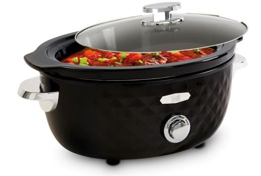 FRITEL Family Slow cooker 5.5liter Svart/krom i gruppen HEM, HUSHÅLL & TRÄDGÅRD / Hushållsmaskiner / Slowcookers hos TP E-commerce Nordic AB (C67356)