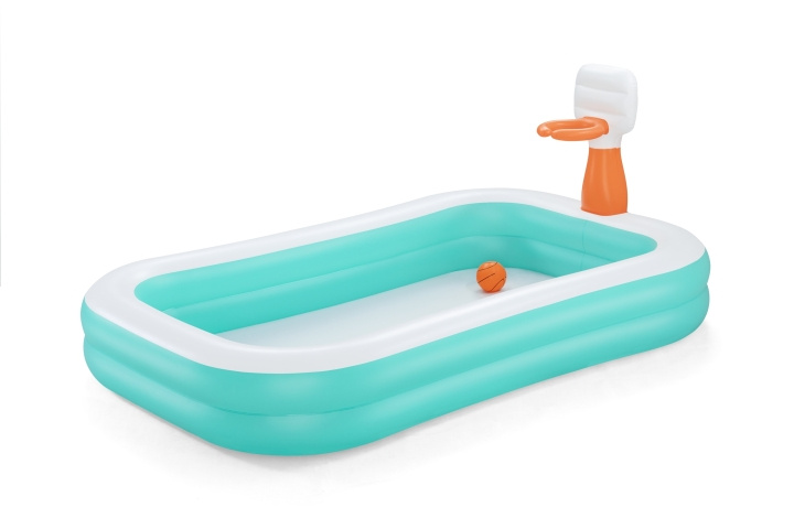 Bestway Familjepool Dunk n Splash 251 x 168 x 102cm i gruppen HEM, HUSHÅLL & TRÄDGÅRD / Trädgårdsprodukter / Pool & Pooltillbehör / Pooler hos TP E-commerce Nordic AB (C67381)