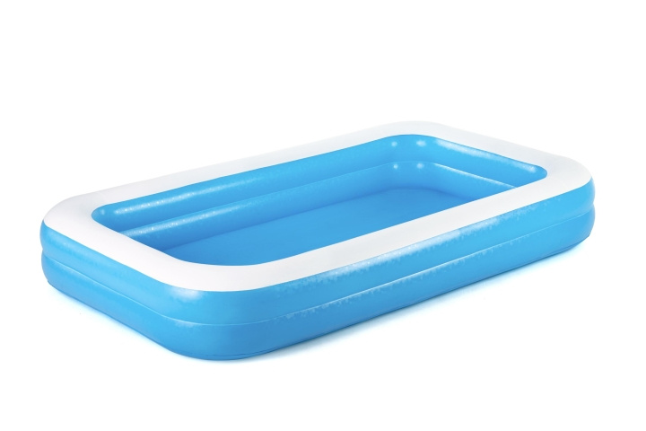 Bestway Familjepool Blå Rektangulär 305 x 183 x 46cm i gruppen HEM, HUSHÅLL & TRÄDGÅRD / Trädgårdsprodukter / Pool & Pooltillbehör / Pooler hos TP E-commerce Nordic AB (C67386)