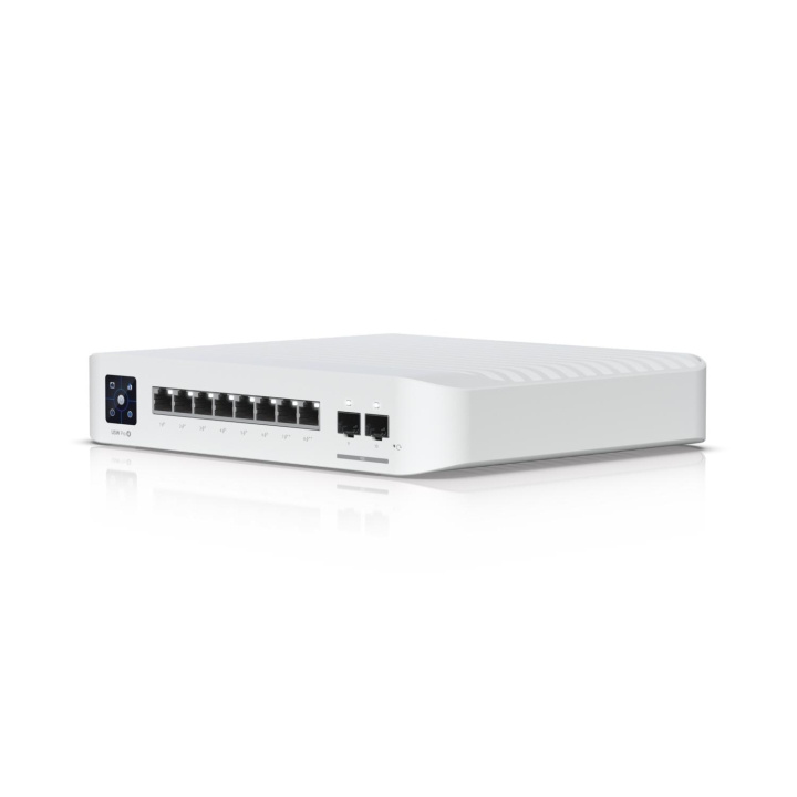 Ubiquiti UniFi Switch USW-Pro-8-POE Switch 8-Port Gigabit PoE+ i gruppen DATORER & KRINGUTRUSTNING / Nätverk / Switchar hos TP E-commerce Nordic AB (C67466)