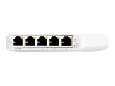 Ubiquiti UniFi Switch USW Flex Mini Switch 5-port Gigabit PoE+ i gruppen DATORER & KRINGUTRUSTNING / Nätverk / Switchar hos TP E-commerce Nordic AB (C67467)