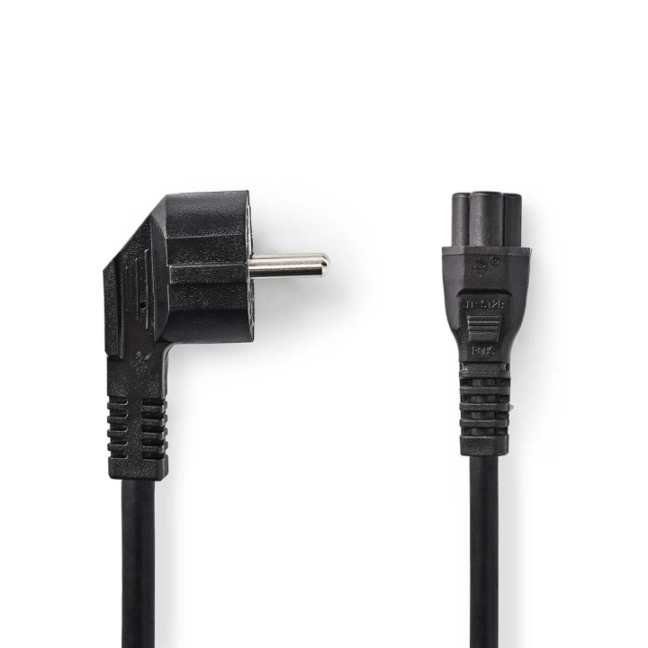 Nedis Strömkabel | Strömkontakt Hane | IEC-320-C5 | Vinklat | Rak | Nickelplaterad | 3.00 m | Rund | PVC | Svart | Label i gruppen DATORER & KRINGUTRUSTNING / Datorkablar / Interna / Strömkablar & Adaptrar hos TP E-commerce Nordic AB (C67536)