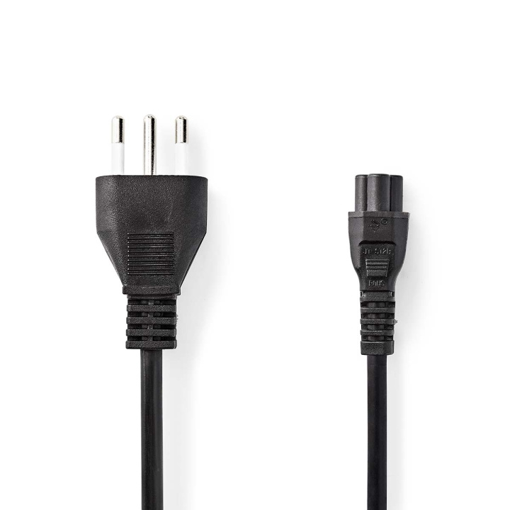 Nedis Strömkabel | Italien Hane | IEC-320-C5 | Rak | Rak | Nickelplaterad | 2.00 m | Rund | PVC | Svart | Label i gruppen DATORER & KRINGUTRUSTNING / Datorkablar / Apparatkablar hos TP E-commerce Nordic AB (C67559)