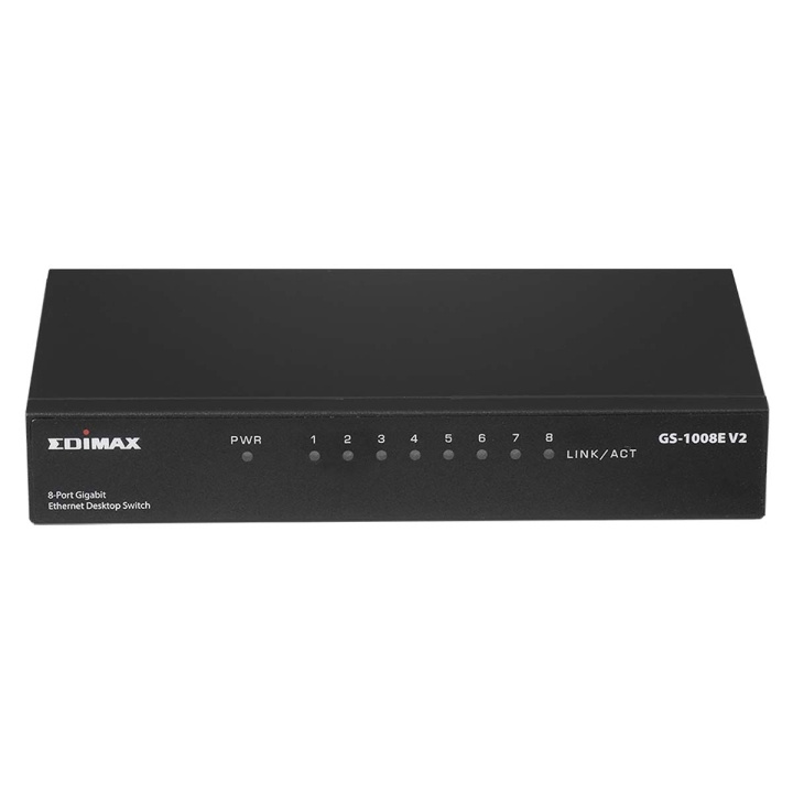 Edimax 8-portars Gigabit Desktop Switch i gruppen DATORER & KRINGUTRUSTNING / Nätverk / Switchar hos TP E-commerce Nordic AB (C67599)