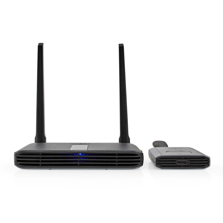 Nedis Trådlöst HDMI ™ sändare | Wi-Fi | 2400-5000 MHz | 30.0 m (siktlinje) | Maximal upplösning: Full HD 1080p | 1.65 Gbps | ABS | Grå i gruppen HEMELEKTRONIK / Kablar & Adaptrar / HDMI / Adaptrar hos TP E-commerce Nordic AB (C67622)