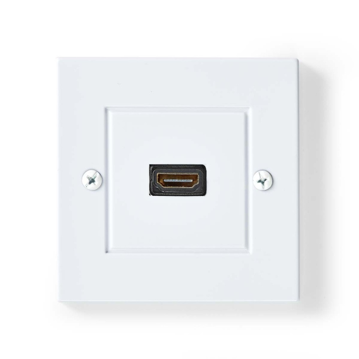 Nedis HDMI™ Vägglåda | 1x HDMI™ Female | 4K@60Hz | HDMI™ Utgång | Svart | 18 Gbps | Guldplaterad | Låda i gruppen HEMELEKTRONIK / Kablar & Adaptrar / HDMI / Adaptrar hos TP E-commerce Nordic AB (C67661)