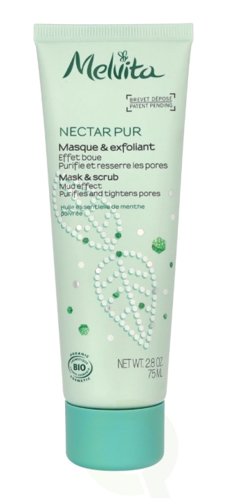 Melvita Nectar Pur Mask & Scrub 75 ml i gruppen SKÖNHET & HÄLSA / Hudvård / Ansiktsvård / Masker hos TP E-commerce Nordic AB (C67801)