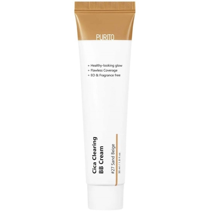Purito Cica Clearing BB Cream #27 Sand Beige 30ml i gruppen SKÖNHET & HÄLSA / Makeup / Basmakeup / CC/BB Cream hos TP E-commerce Nordic AB (C67820)
