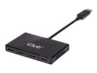 Club 3D MST Hub 1x DisplayPort -> 4x DisplayPort i gruppen DATORER & KRINGUTRUSTNING / Datorkablar / DisplayPort / Adaptrar hos TP E-commerce Nordic AB (C67884)