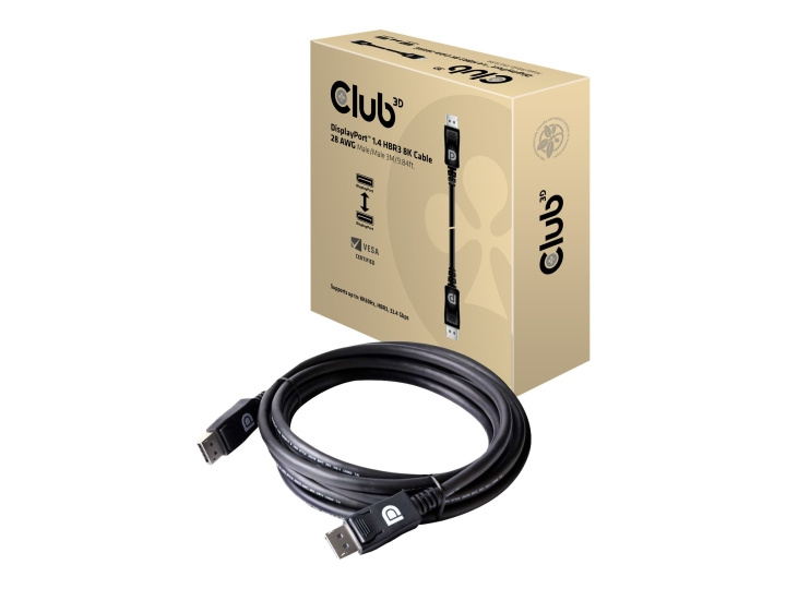 Club 3D 20 pin DisplayPort han -> 20 pin DisplayPort han 3 m i gruppen DATORER & KRINGUTRUSTNING / Datorkablar / DisplayPort / Kablar hos TP E-commerce Nordic AB (C67891)