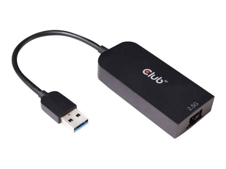 Club 3D nätverksadapter USB 3.2 Gen 1 2,5 Gbps kabeldragning i gruppen DATORER & KRINGUTRUSTNING / Datorkablar / Nätverkskablar / Adaptrar & Skarvdon hos TP E-commerce Nordic AB (C67894)