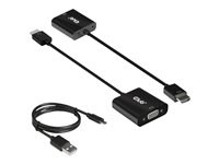 Club 3D Video Interface Converter HDMI / VGA Black i gruppen HEMELEKTRONIK / Kablar & Adaptrar / HDMI / Adaptrar hos TP E-commerce Nordic AB (C67899)