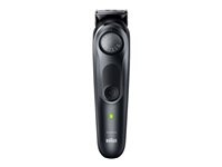 Braun Grå Trimmer BT7441 i gruppen SKÖNHET & HÄLSA / Hår & Styling / Rakning & Trimning / Skäggtrimmers & Tillbehör hos TP E-commerce Nordic AB (C67944)