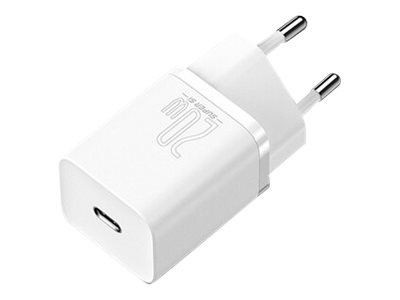Baseus strömförsörjningsadapter 20Watt Power 2-pin i gruppen SMARTPHONE & SURFPLATTOR / Laddare & Kablar / Väggladdare / Väggladdare Typ C hos TP E-commerce Nordic AB (C67962)