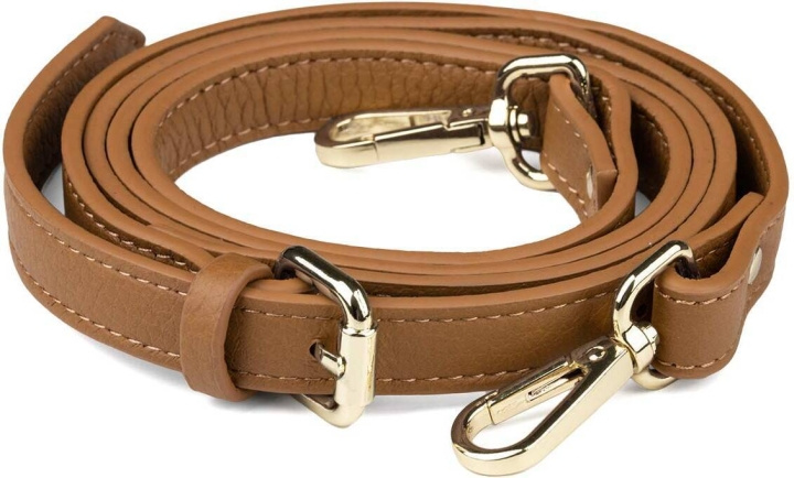 Aarni axelrem i hjortskinn, cognac/guld i gruppen SPORT, FRITID & HOBBY / Accessoarer / Övriga accessoarer hos TP E-commerce Nordic AB (C68186)