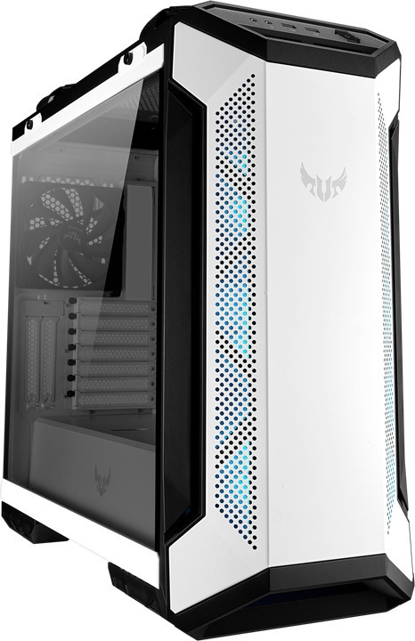 ASUS TUF Gaming GT501 ATX-chassi med fönster, vit i gruppen DATORER & KRINGUTRUSTNING / Datorkomponenter / Datorchassi hos TP E-commerce Nordic AB (C68373)