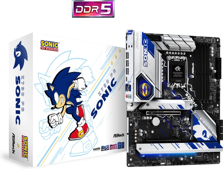ASRock Z790 PG Sonic ATX-moderkort i gruppen DATORER & KRINGUTRUSTNING / Datorkomponenter / Moderkort hos TP E-commerce Nordic AB (C68425)
