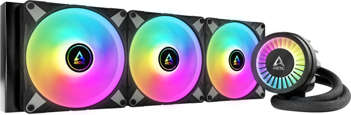 Arctic Cooling Arctic Liquid Freezer III 420 ARGB vätskekylningssystem, svart i gruppen DATORER & KRINGUTRUSTNING / Datorkomponenter / Kylning / Processorkylare hos TP E-commerce Nordic AB (C68576)