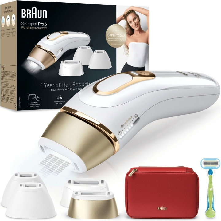 Braun IPL Silk Expert Pro 5 PL5382 IPL-apparat i gruppen SKÖNHET & HÄLSA / Hår & Styling / Hårborttagning / IPL & Laser hos TP E-commerce Nordic AB (C68594)
