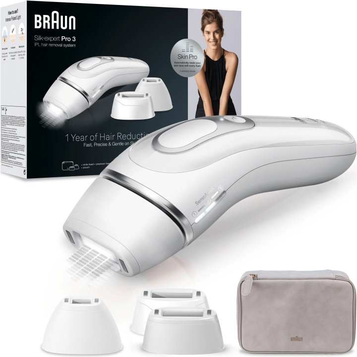 Braun IPL Silk Expert Pro 3 PL3230 IPL-apparat i gruppen SKÖNHET & HÄLSA / Hår & Styling / Hårborttagning / IPL & Laser hos TP E-commerce Nordic AB (C68595)